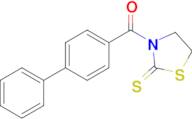 [1,1'-biphenyl]-4-yl(2-thioxothiazolidin-3-yl)methanone