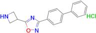 3-([1,1'-biphenyl]-4-yl)-5-(azetidin-3-yl)-1,2,4-oxadiazole hydrochloride