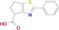 2-Phenyl-5,6-dihydro-4h-cyclopenta[d]thiazole-4-carboxylic acid