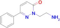 2-(2-Aminoethyl)-6-phenylpyridazin-3(2h)-one