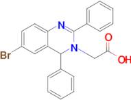 2-(6-Bromo-2,4-diphenylquinazolin-3(4h)-yl)acetic acid