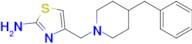 4-[(4-benzylpiperidin-1-yl)methyl]-1,3-thiazol-2-amine