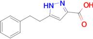 5-Phenethyl-1h-pyrazole-3-carboxylic acid