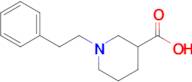 1-Phenethylpiperidine-3-carboxylic acid