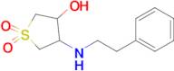 3-Hydroxy-4-(phenethylamino)tetrahydrothiophene 1,1-dioxide