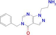 1-(2-Aminoethyl)-5-benzyl-1,5-dihydro-4h-pyrazolo[3,4-d]pyrimidin-4-one