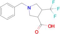 1-Benzyl-4-(trifluoromethyl)pyrrolidine-3-carboxylic acid