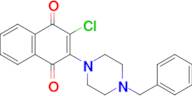 2-(4-Benzylpiperazin-1-yl)-3-chloronaphthalene-1,4-dione