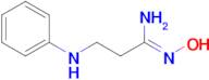 N'-hydroxy-3-(phenylamino)propanimidamide