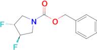 Benzyl (3r,4r)-3,4-difluoropyrrolidine-1-carboxylate