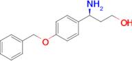 (S)-3-Amino-3-(4-(benzyloxy)phenyl)propan-1-ol