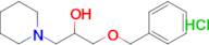 1-(Benzyloxy)-3-(piperidin-1-yl)propan-2-ol hydrochloride