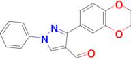 3-(2,3-Dihydrobenzo[b][1,4]dioxin-6-yl)-1-phenyl-1h-pyrazole-4-carbaldehyde