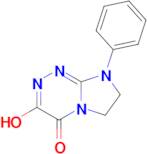 3-hydroxy-8-phenyl-4H,6H,7H,8H-imidazo[2,1-c][1,2,4]triazin-4-one