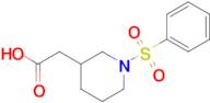 2-(1-(Phenylsulfonyl)piperidin-3-yl)acetic acid