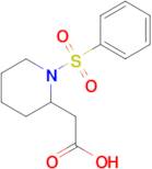 2-(1-(Phenylsulfonyl)piperidin-2-yl)acetic acid