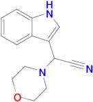 2-(1h-Indol-3-yl)-2-morpholinoacetonitrile