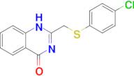 2-{[(4-chlorophenyl)sulfanyl]methyl}-1,4-dihydroquinazolin-4-one