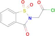 2-(1,1-Dioxido-3-oxobenzo[d]isothiazol-2(3h)-yl)acetyl chloride