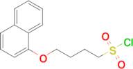 4-(Naphthalen-1-yloxy)butane-1-sulfonyl chloride