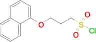 3-(Naphthalen-1-yloxy)propane-1-sulfonyl chloride