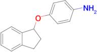 4-((2,3-Dihydro-1h-inden-1-yl)oxy)aniline