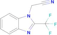 2-(2-(Trifluoromethyl)-1h-benzo[d]imidazol-1-yl)acetonitrile