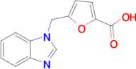 5-((1h-Benzo[d]imidazol-1-yl)methyl)furan-2-carboxylic acid