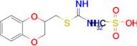 (2,3-Dihydrobenzo[b][1,4]dioxin-2-yl)methyl carbamimidothioate methanesulfonate