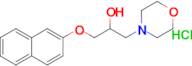 1-Morpholino-3-(naphthalen-2-yloxy)propan-2-ol hydrochloride