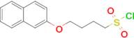 4-(Naphthalen-2-yloxy)butane-1-sulfonyl chloride