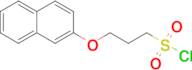 3-(Naphthalen-2-yloxy)propane-1-sulfonyl chloride