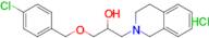 1-((4-Chlorobenzyl)oxy)-3-(3,4-dihydroisoquinolin-2(1h)-yl)propan-2-ol hydrochloride