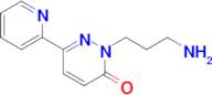 2-(3-Aminopropyl)-6-(pyridin-2-yl)pyridazin-3(2h)-one