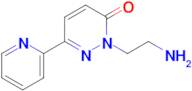 2-(2-Aminoethyl)-6-(pyridin-2-yl)pyridazin-3(2h)-one