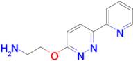 2-((6-(Pyridin-2-yl)pyridazin-3-yl)oxy)ethan-1-amine