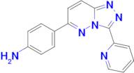 4-(3-(Pyridin-2-yl)-[1,2,4]triazolo[4,3-b]pyridazin-6-yl)aniline