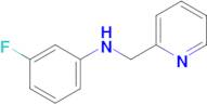 3-Fluoro-N-(pyridin-2-ylmethyl)aniline