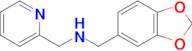 1-(Benzo[d][1,3]dioxol-5-yl)-N-(pyridin-2-ylmethyl)methanamine