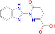 1-(1h-Benzo[d]imidazol-2-yl)-6-oxo-1,4,5,6-tetrahydropyridazine-3-carboxylic acid