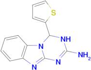 13-(thiophen-2-yl)-1,8,10,12-tetraazatricyclo[7.4.0.0²,⁷]trideca-2,4,6,8,10-pentaen-11-amine