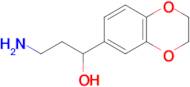 3-Amino-1-(2,3-dihydrobenzo[b][1,4]dioxin-6-yl)propan-1-ol