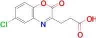 3-(6-Chloro-2-oxo-2h-benzo[b][1,4]oxazin-3-yl)propanoic acid