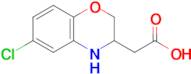 2-(6-Chloro-3,4-dihydro-2h-benzo[b][1,4]oxazin-3-yl)acetic acid