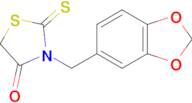 3-(Benzo[d][1,3]dioxol-5-ylmethyl)-2-thioxothiazolidin-4-one