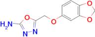 5-[(2H-1,3-benzodioxol-5-yloxy)methyl]-1,3,4-oxadiazol-2-amine