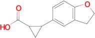 2-(2,3-Dihydrobenzofuran-5-yl)cyclopropane-1-carboxylic acid