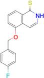 5-[(4-fluorophenyl)methoxy]-1,2-dihydroisoquinoline-1-thione