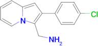 (2-(4-Chlorophenyl)indolizin-3-yl)methanamine