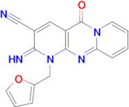 1-(Furan-2-ylmethyl)-2-imino-5-oxo-1,5-dihydro-2h-dipyrido[1,2-a:2',3'-d]pyrimidine-3-carbonitrile